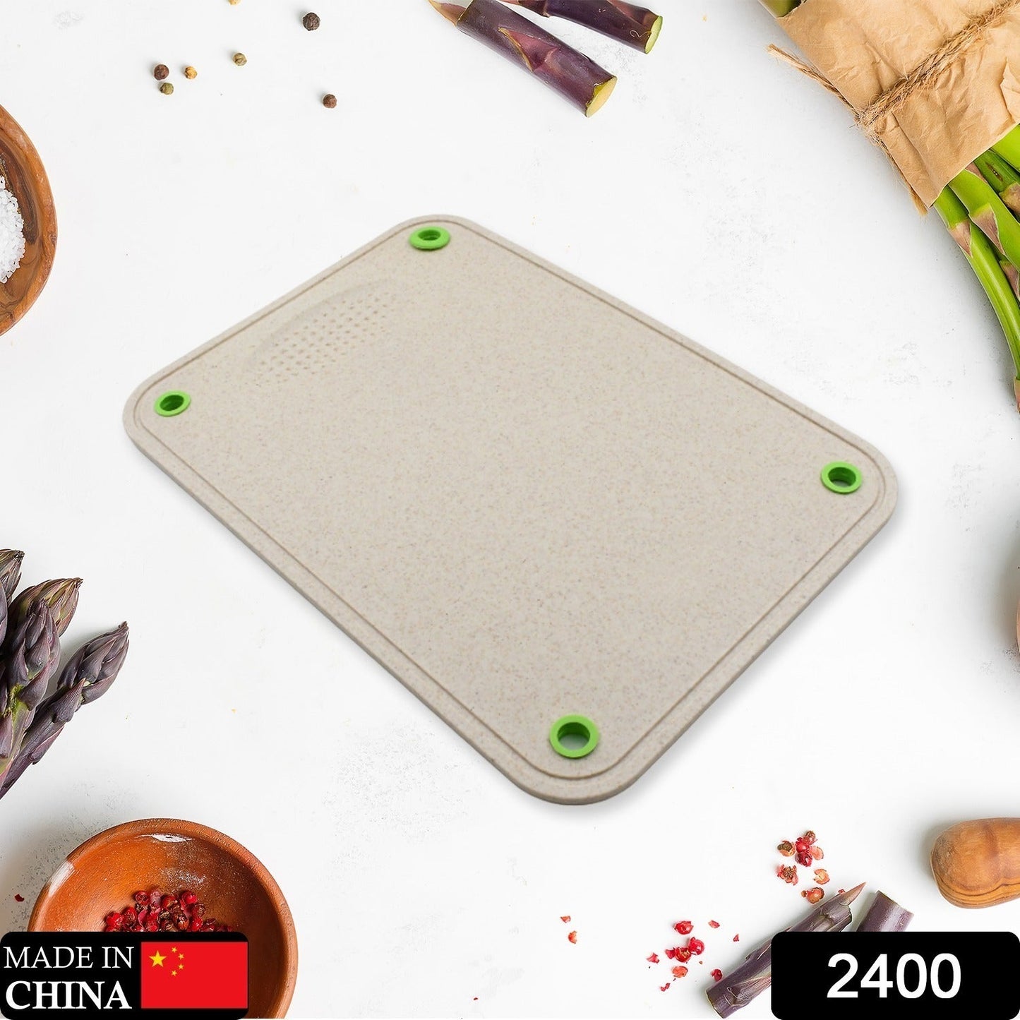 Kitchen Chopping Board Household Double-sided Cutting Board Knife Board Vegetable Cutting and Fruit Multi-purpose Plastic Sticky Board Cutting board