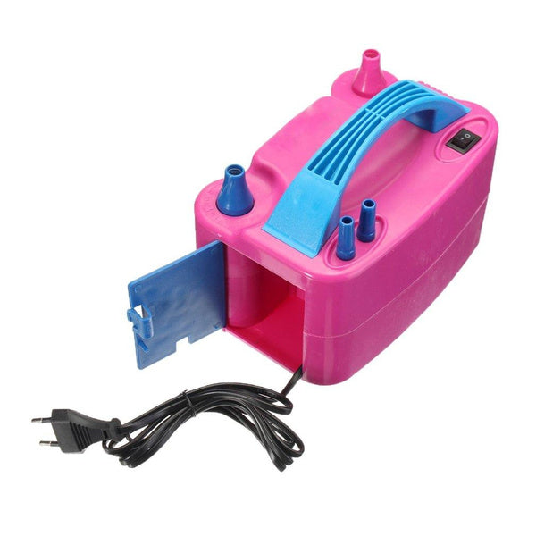 1599 Portable Dual Nozzle Electric Balloon Blower Pump Inflator 