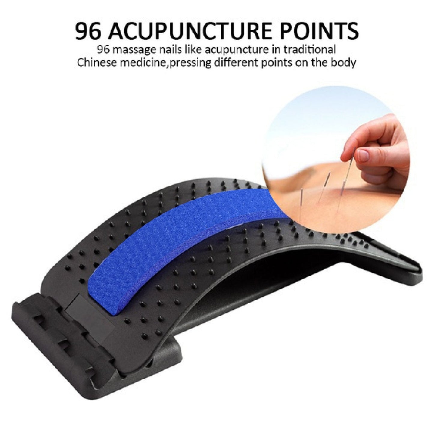 1666 Multi-Level Back Stretcher Posture Corrector Device For Back Pain Relief 