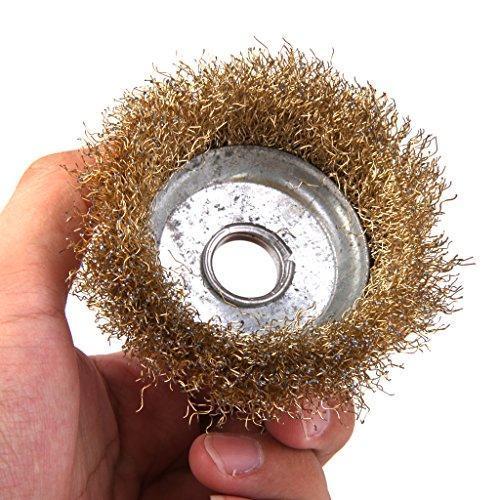 194 Wire Wheel Cup Brush (Gold) 