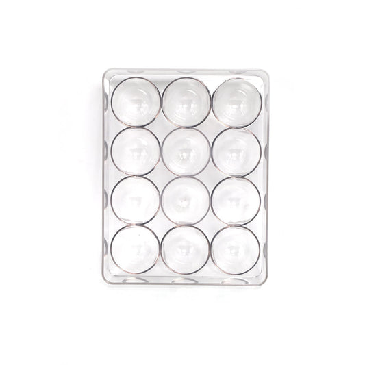 2794 12 Cavity Egg Storage Box For Holding And Placing Eggs Easily And Firmly. 