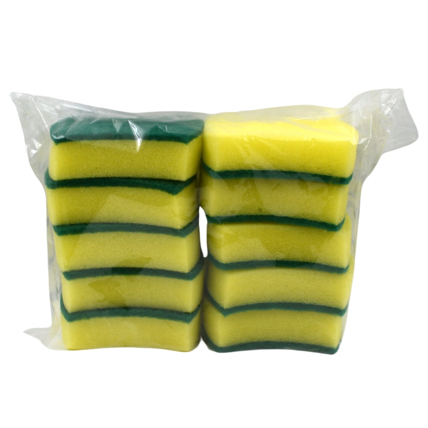 Heavy Duty Scrub Sponge, Non-Scratch Super Absorbent Cleaning Kitchen Sponges, Sponge Scourers Multi-Use for Kitchen, Bathroom, Furniture, Dishes & Steel Wash