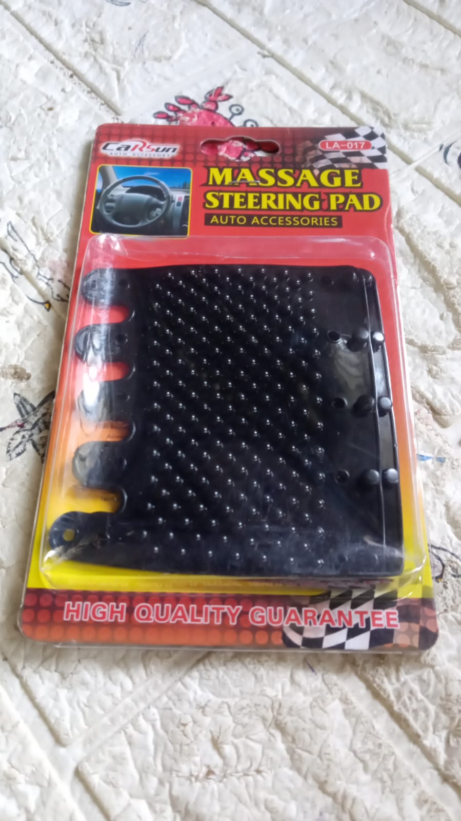 Silicon Car Massage Steering Cover High Quality Suitable For All Car (2 Pc Set)