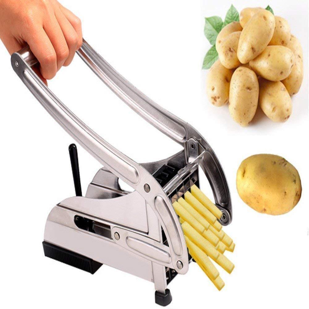 083 Stainless Steel French Fries Potato Chips Strip Cutter Machine 