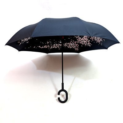 0233 Printed Travel Windproof Umbrella (Reverse Umbrella) - Jaatara0233 Printed Travel Windproof Umbrella (Reverse Umbrella)JaataraJaataraJaatara