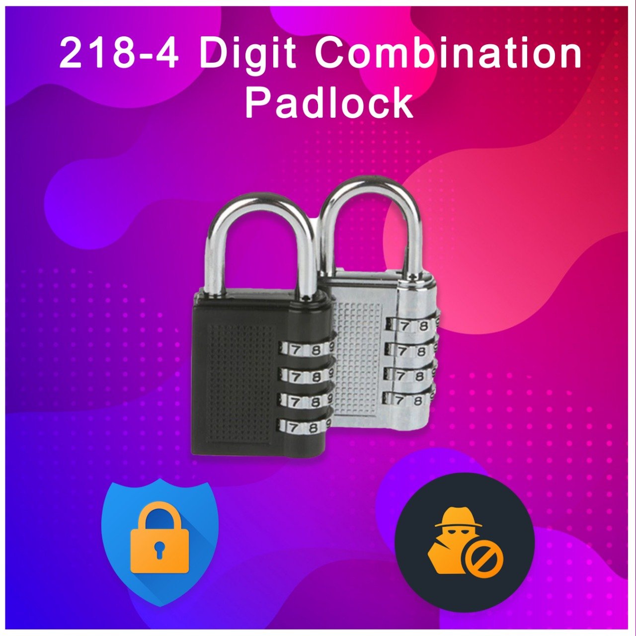 ' - 4 Digit Combination Padlock - Jaatara' - 4 Digit Combination PadlockJaataraJaataraJaatara