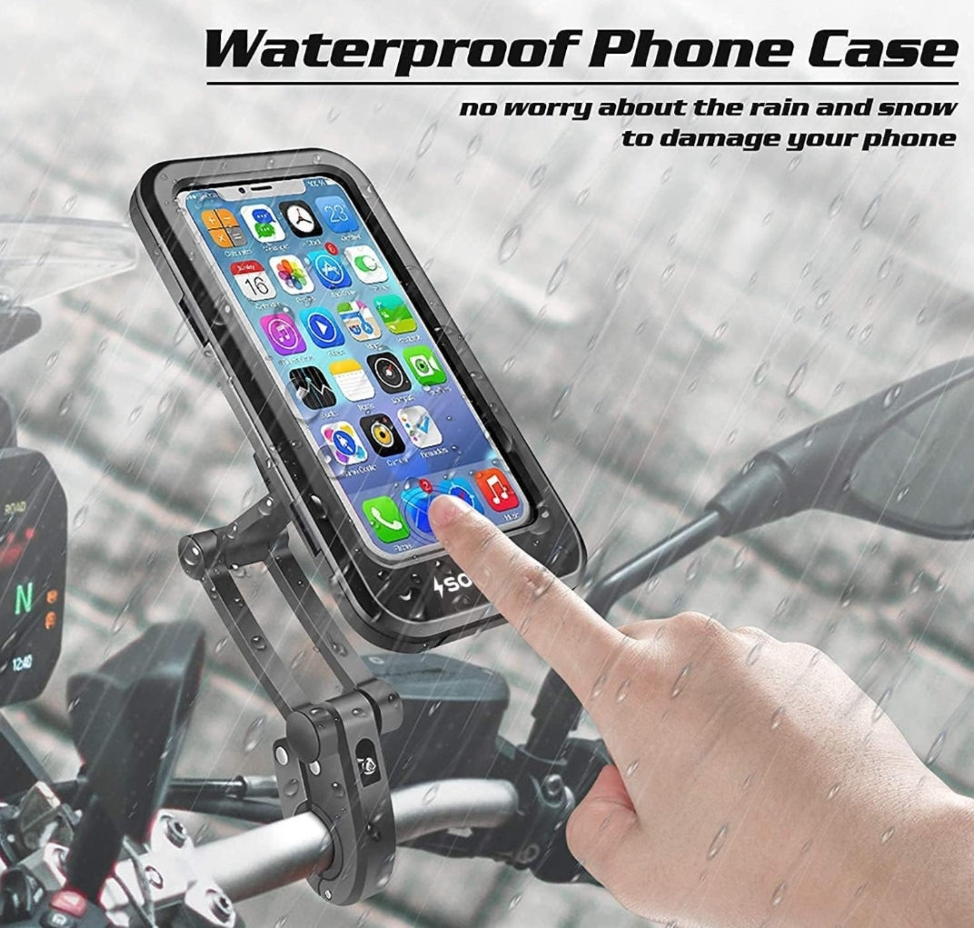 Bike Phone Mount Waterproof Cell Phone Holder