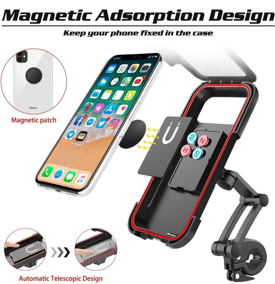 Bike Phone Mount Waterproof Cell Phone Holder