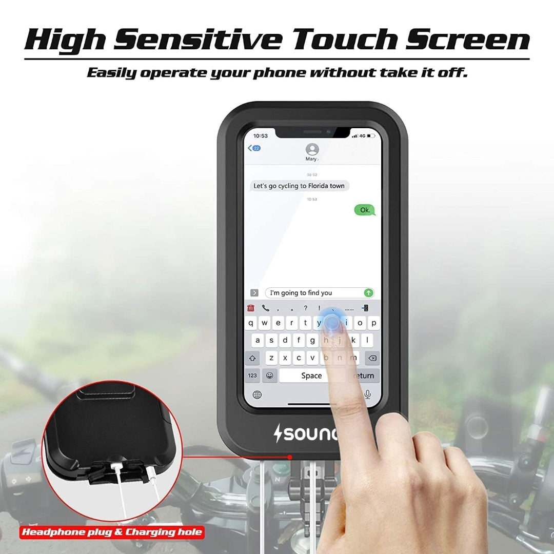 Bike Phone Mount Waterproof Cell Phone Holder