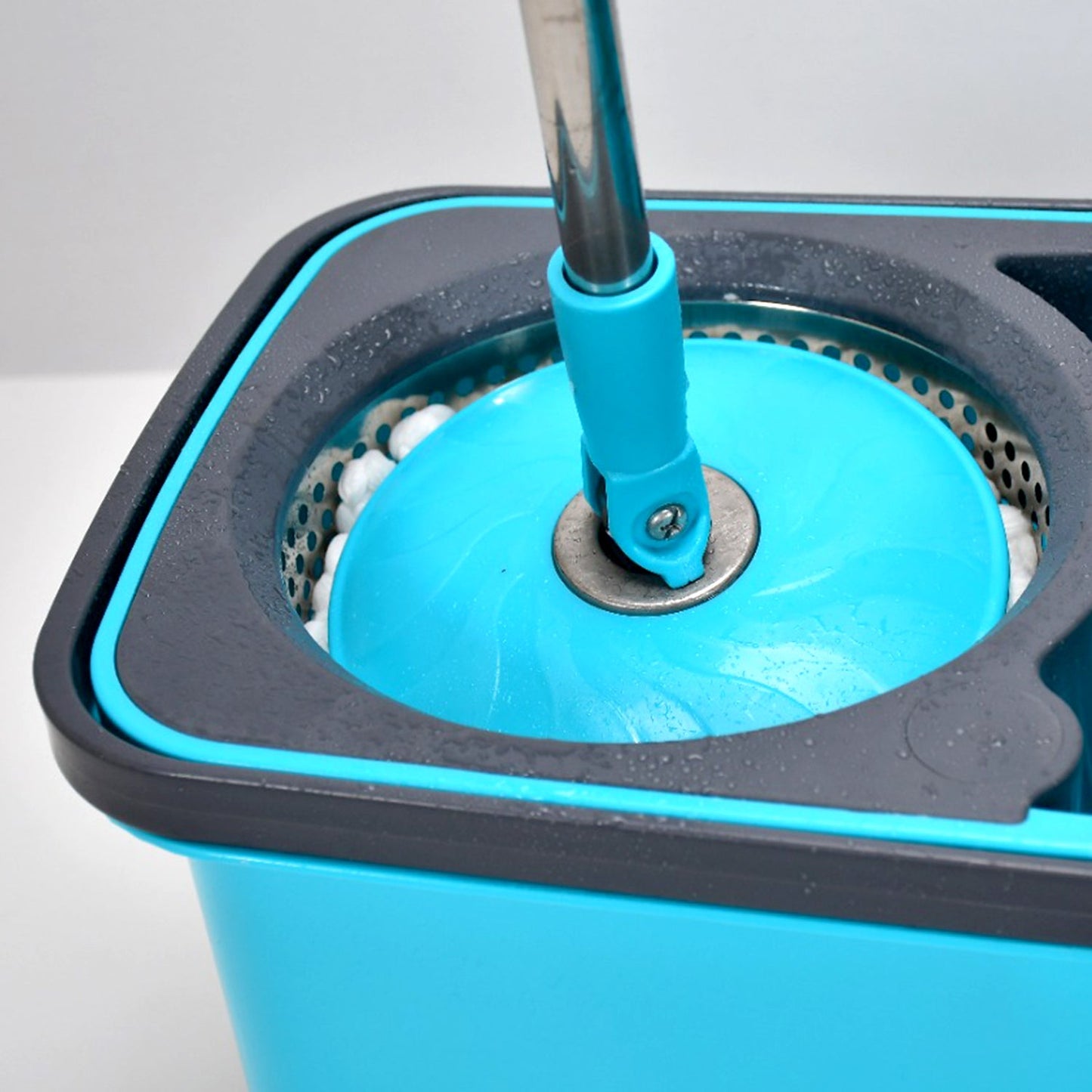 QUICK SPIN MOP PLASTIC SPIN, BUCKET FLOOR CLEANING, EASY WHEELS & BIG BUCKET, FLOOR CLEANING MOP WITH BUCKET