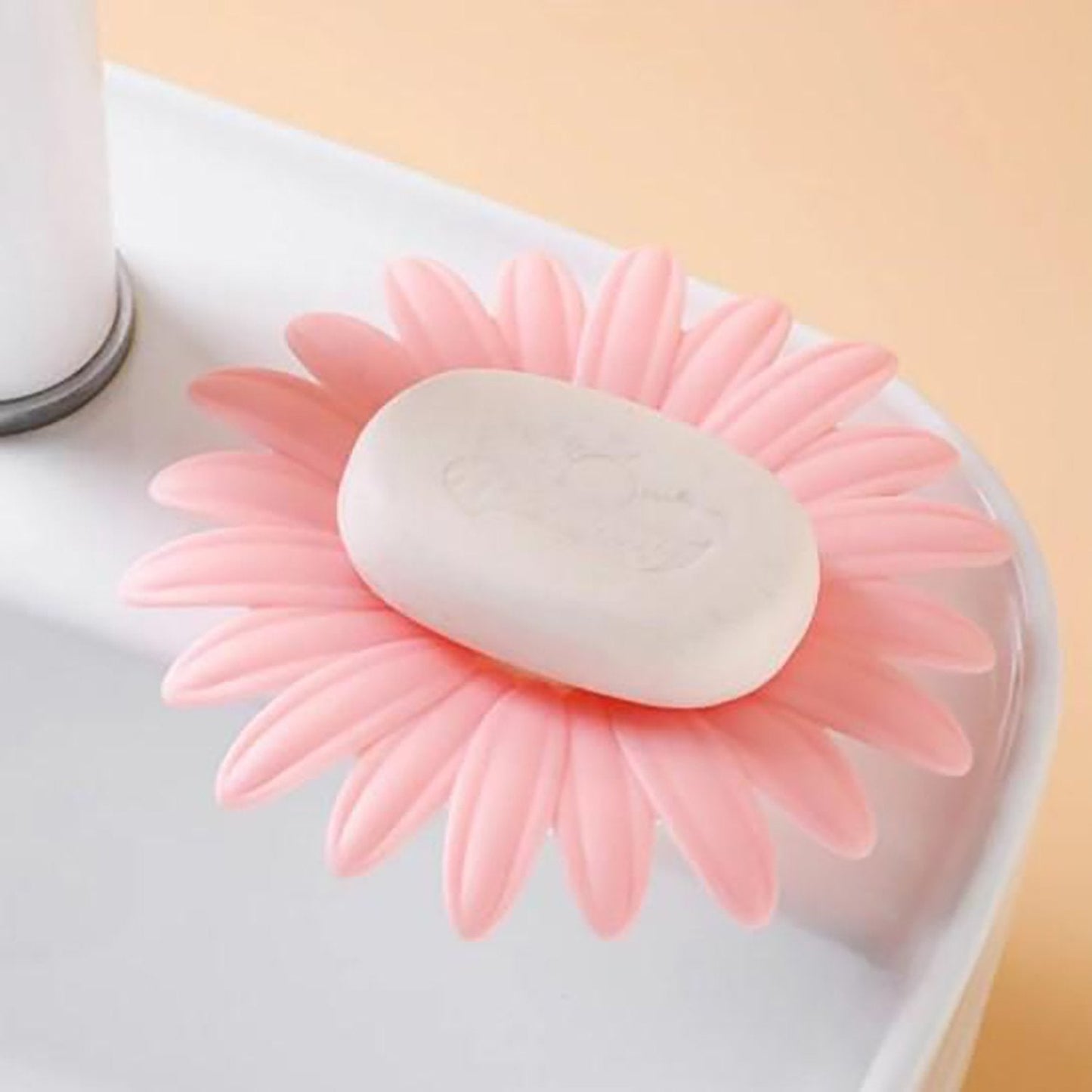 4684 Flower Shape Portable Soap Dish Holder Soap Case 