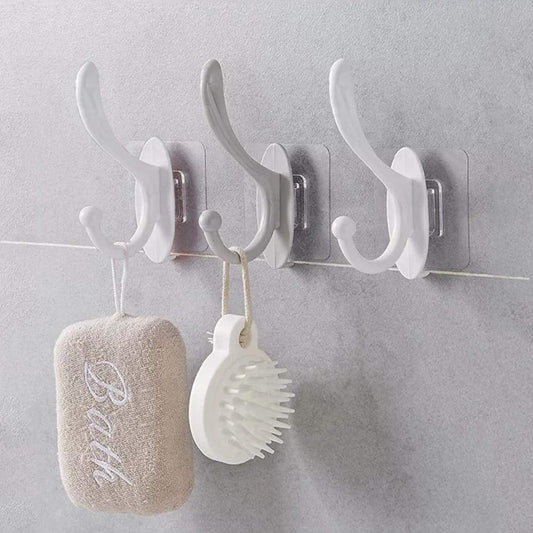 4687 Self Adhesive Plastic Wall Hook for Home 