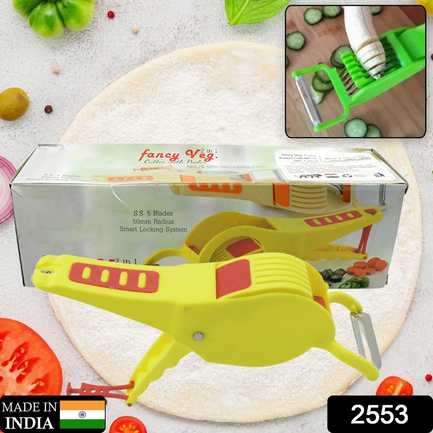 2-in-1 Vegetable and Fruits Cutter / Chopper