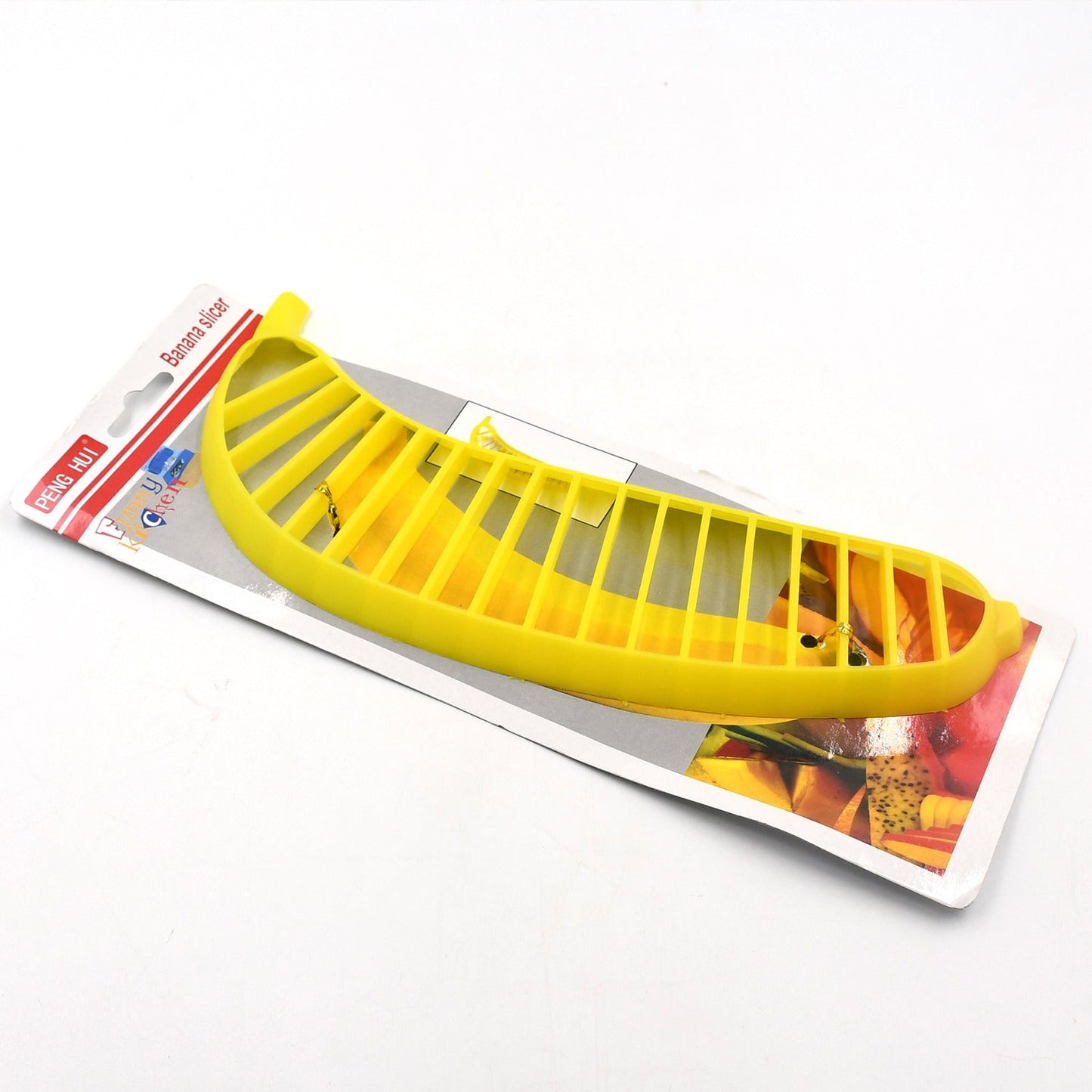 Banana Slicer- Perfect for Fruit Salads Handle Plastic Banana Fruit Slicer Cutter Chopper