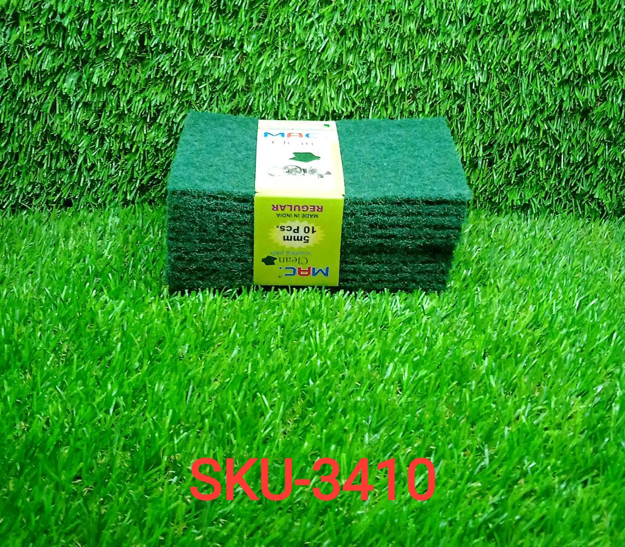 Scrub Sponge Cleaning Pads Aqua Green  10PCS