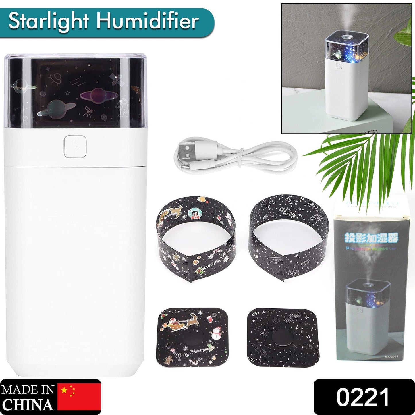 0221 Star Night Light Projector Humidifier, for Kids Room, Starlight Humidifier Ultrasonic LED Night Light Silent 300ml Dual Mode Mini Humidifier, for Home for Office - Jaatara0221 Star Night Light Projector Humidifier, for Kids Room, Starlight Humidifier Ultrasonic LED Night Light Silent 300ml Dual Mode Mini Humidifier, for Home for OfficeJaataraJaataraJaatara